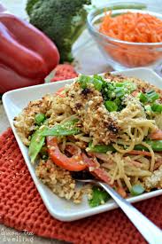 Asian Noodles With Peanut Teriyaki Sauce Recipe Recipes Asian Noodles Fish Recipes Healthy