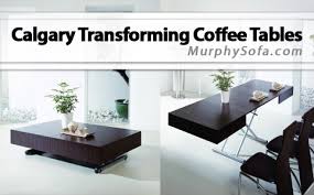 Coffee tables in a wide range of sizes and designs. Calgary Transforming Furniture Murphysofa Smart Furniture