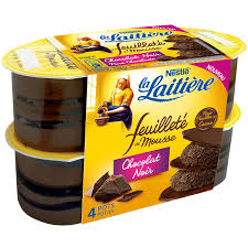 Mousse Chocolat Noir La Laitiere Les 4 Pots De 57 G A Prix Carrefour Chocolat Noir Mousse Chocolat Noir Mousse Au Chocolat