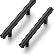 10pcs 15pcs 20pcs Black Stainless Steel Cabinet Handle Kitchen Cabinet Hardware T Bar Furniture Handle Wish In 2021 Kitchen Drawer Pulls Kitchen Cupboard Handles Black Stainless Steel Kitchen