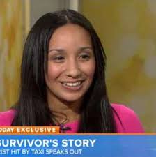 Taxi crash tourist leaves hospital