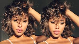 If you want tighter, smaller curls, you can divide your hair into more sections. Grwm Natural Makeup Big Bouncy Curls Big Curls Short Hair Bouncy Curls Overnight Hairstyles
