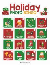Bingo likes to play in the backyard and is very good. Printable Christmas Holiday Photo Bingo Challenge Mama Cheaps