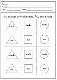 Super coloring book diversos desenhos para você colorir com suas cores preferidas. 70 Atividades Com Formas Geometricas Educacao Infantil E Maternal Para Imprimir Online Cursos Gratuitos Formas Geometricas Educacao Infantil Atividades Com Formas Geometricas Educacao Infantil