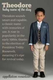 Theodore Baby Name Of The Day Appellation Mountain Classic Names Baby Names Boy Names