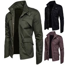 2019 Fashion Men S Jacket Brand New Men S Spring And Autumn Jacket Men S Jacket Army Military High Quali Stand Collar Jackets Mens Jacket Brands Collar Jackets