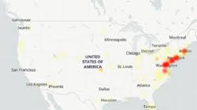 The cause of the outage is unclear so far. Northeast Coast Of Us Hit With Massive Internet Outage From Boston To Dc Rt Usa News