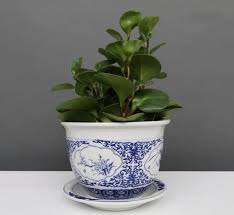 The year 2021 collection is here: China Porcelain Flowerpot Blue White With Four Flowers O 20cm Yajutang Mobel Gmbh