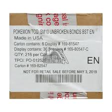 Mtg kaldheim set booster box brand new factory sealed in stock. Pokemon Sun Moon Unbroken Bonds Booster 6 Box Case Steel City Collectibles