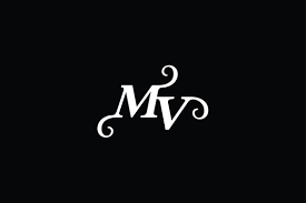 You can view more details on each measurement unit: Monogram Mv Logo V2 Graphic By Greenlines Studios Creative Fabrica