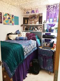 There are versatile and stylish college dorm room decor pieces to outfit your space from top to bottom. Awesome Idea With A Bit Of Read It Could Make An Amazing Little Mermaid Colour Scheme Dorm Color Schemes Cool Dorm Rooms Purple Dorm Rooms