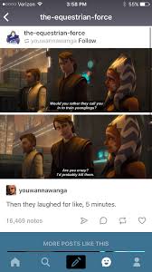 Is This A Real Actual Joke On The Show Star Wars Humor Star Wars Fandom Star Wars Memes