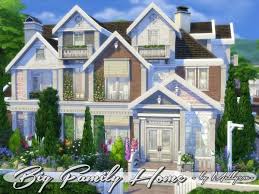 Big Family Home No Cc Made By Melly20x Sims 4 Family House Sims 4 Family Sims 4 House Building