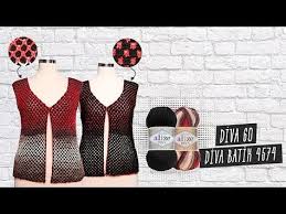 Alize Diva Ile Tig Isi Cift Tarafli Yelek Yapimi Making Crochet Work Double Sided Vest Youtube Tig Isleri Yelek Kiyafetler Elisi