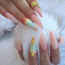 30 Fabulous Pointy Nail Designs To Try Be Modish Pointy Nails Pointy Nail Designs Nail Designs