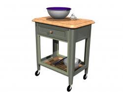 Finde alles, was du für deine küche brauchst: Ikea Kitchen Cart Flytta 3d Models Stlfinder