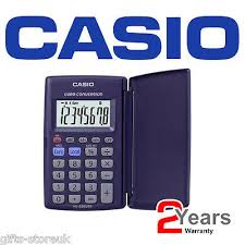 Casio Hl 820ver Pocket Calculator Euro Conversion With