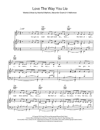 Eminem Love The Way You Lie Ft Rihanna текст Eminem Love The Way You Lie Feat Rihanna Sheet Music Notes Chords Score Download Printable Pdf Sheet Music Notes Sheet Music Music Basics