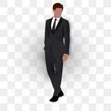 Man With Black Suit Man Clipart Png Man Png And Vector With Transparent Background For Free Download Man Clipart Black Suits Silhouette Man