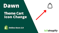 Shopify Dawn theme Cart Icon Change | Dawn theme tutorials | Cart ...