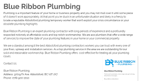 Most homeowners spend between $195 and $32,405 nationally. Blue Ribbon Plumbing By Blueribbonplumbing On Genially