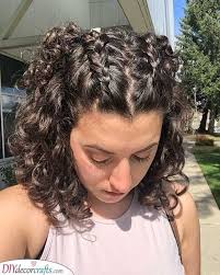 Braids For Short Hair A Stunning Look Braids For Short Hair Curly Hair Braids Cute Curly Hairstyles