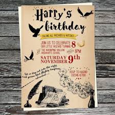 Vintage Harry Potter Invite Magical Witches By Jessieandjabberwock Harry Potter Birthday Party Invites Harry Potter Harry Potter Birthday