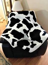 Everyone can explore the fun of making crochet afghan patterns! Crochet Afghan Downloads Cow Print Afghan Crochet Pattern