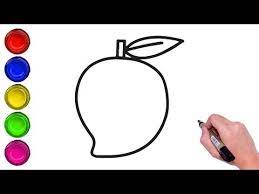 How To Draw Glitter Mango Drawing For Kids Draw Plates Step By Step Drawing 1.how to draw a mango step by step easy 2.how to draw a mango tree step by step 3.mango drawing for kid 4.pencil drawing of. draw glitter mango drawing for kids