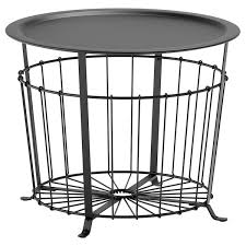 Ikea end / side / coffee table, birch veneer, 22 w x 18 l x 16 h. Gualov Storage Table Black 235 8 Ikea