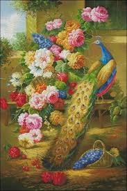 Marcel Tavuskusu Ozel Seri Elmas Mozaik Tablo 43x66cm 2020 Kus Sanat Tablolar Kanavice Ornekleri