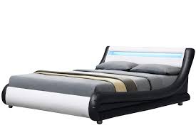 With a king size bed head, you'll have even more reason to look forward to crawling into the bed after a tiring day. Sleep Design Barcelona Led Light Headboard Low Modern King Size Bed Frame Black White Faux Leather Buy Online In Andorra At Andorra Desertcart Com Productid 182443288