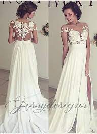 Check spelling or type a new query. Sexy Boho Brautkleid Strand Tattoo Spitze Dursichtig Kapellenschleppe Ivory Ebay