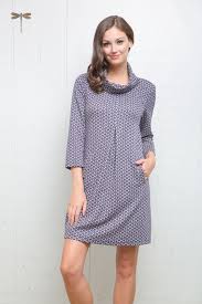 Tyler Boe Kim Cowl Starfish Navy Fashion Cowl Dress Dresses