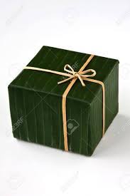 Banana leaves as packaging may sound weird for many. Gift Box Wrapped With Banana Leaf Ribbon And Rope Made From Stock Photo Picture And Royalty Free Image Image 10043208