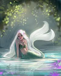 Playing Around With Different Textures Have A Wonderful Weekend Everyone Etsy Mermaid Merma Ilustracao De Sereia Sereia Desenho Sereias Lindas