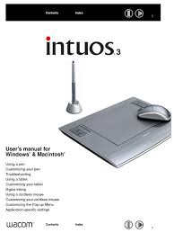 Do you need to install a software driver for wacom? Wacom Intuos 3 User Manual Pdf Download Manualslib