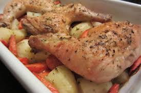 Oven Baked Chicken Drumsticks With Potatoes Recipe Baked Chicken Legs Chicken Leg Recipes Oven Chicken Leg Quarter Recipes