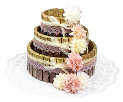 Alle guten wünsche zum 65. Anleitung Styropor Torte Mit Schokoriegeln Ideen Mit Herz