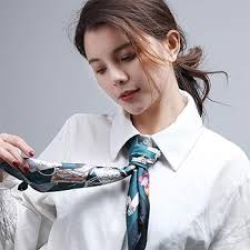 Amazon.com: Women'S Square Flight Attendant Scarf Multipurpose Print  Neckerchief Hair Ties For Ladies : Baby