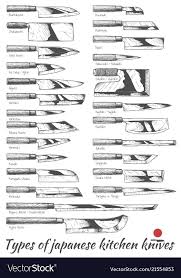 Japanese Kitchen Knives Royalty Free Vector Image Spon Knives Kitchen Japanese Royalty Ad Japanese Kitchen Knives Kitchen Knives Japanese Kitchen