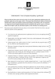 Incidentally, this all needs to be notarized by the i need to know is my profession is valid to get visit visa for my wife. Checklist Visit Of Family Friend Boy Girlfriend Vfs Global