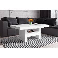 By safavieh (1) saxon 48 in. Aversa Lux White Gloss Coffee Table Overstock 31040486