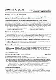Senior Software Engineer Resume Examples Best Of Senior Software Engineer Sample Resume It And Executive Engineering Resume Resume Software Resume Examples