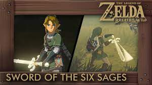 Zelda Breath of the Wild - Sword of the Six Sages (Stats, How to Get &  Gameplay) - YouTube