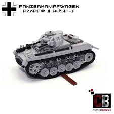 Der panzerkampfwagen ii (auch pzkpfw ii oder panzer ii) war ein leichter panzer der wehrmacht, der mitte der 1930er jahre von man entwickelt worden war. Custombricks De Lego Ww2 Wwii Panzer Tank Ii Ausf F Panzerkampfwagen Pzkpfw La Design Custombricks Custom Pdf Bauanleitung Instructions Download Deutsche German
