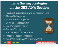 How To Save Time On Gre Awa Gre Preparation Gre Save Time