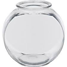 Petco Glass Drum Betta Bowl Fish Bowl Snowman Crafts Plastic Drums