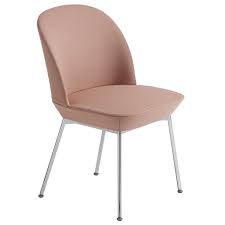 oslo side stoel chrome muuto in 2020 stoelen eetkamerstoelen oslo