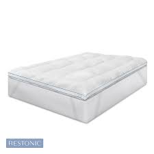 Restonic 3 Memory Fiber Foam Mattress Topper Mattress Topper Queen Mattress Topper Memory Foam Mattress